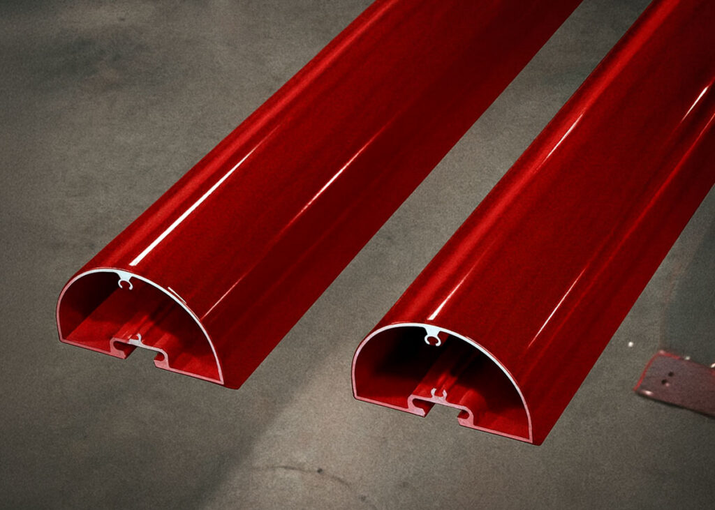 Red Extrusions Pipes