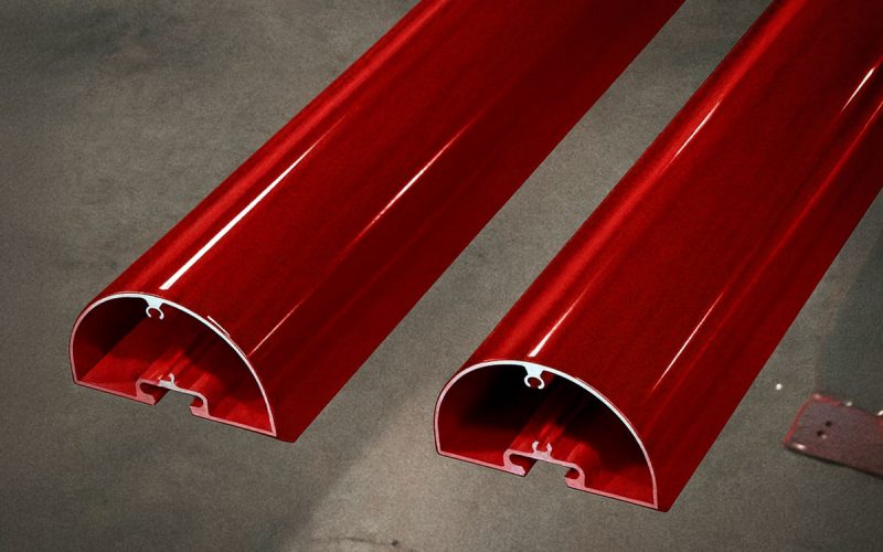 Red Extrusions Pipes