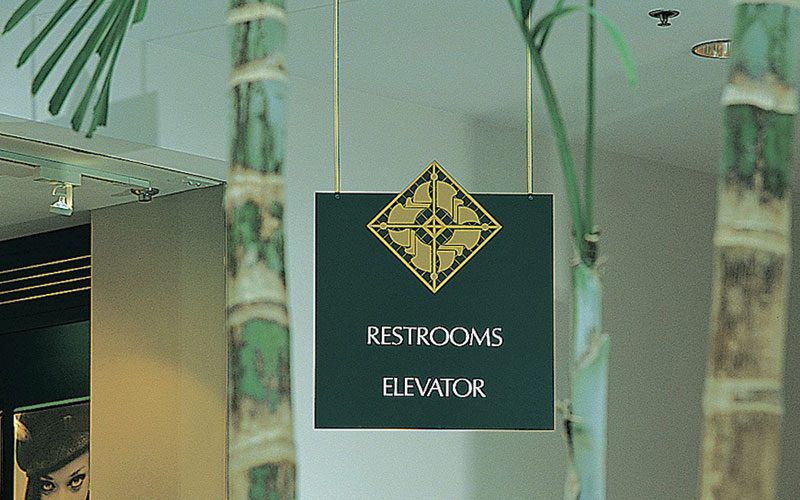 Restroom Elevator Signage
