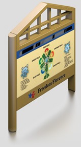 Series 3000 & 4000 sign example