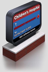 Childrens Hospital Sign a series 1200 sign